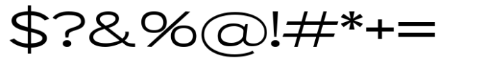 Mavora Sans Ultra Expanded Font OTHER CHARS