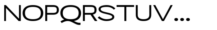 Mavora Sans Ultra Expanded Font UPPERCASE