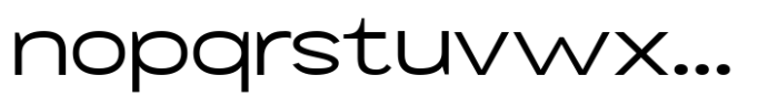 Mavora Sans Ultra Expanded Font LOWERCASE