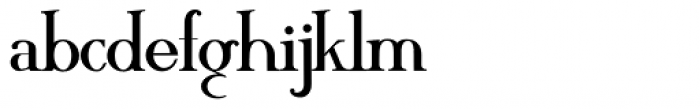 Mawns Serif Font LOWERCASE