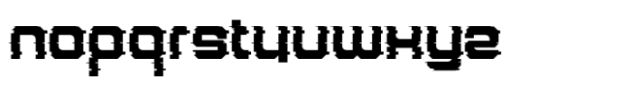 Maxengine Font LOWERCASE