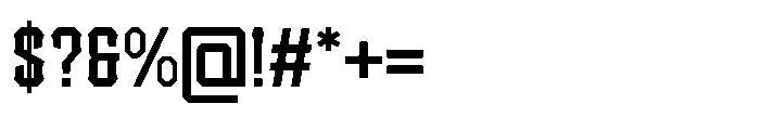 Maxgrit Font OTHER CHARS