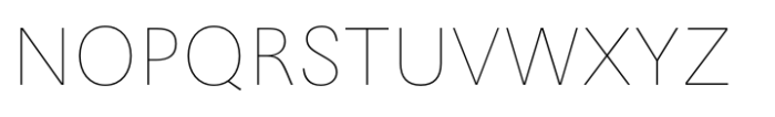 Maxima Now Pro UltraLight Font UPPERCASE