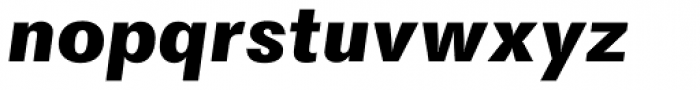 Maxima Now TB Pro ExtraBold Italic Font LOWERCASE