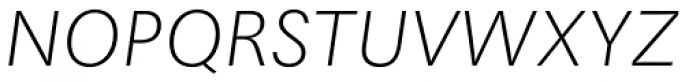 Maxima Now TB Pro Light Italic Font UPPERCASE
