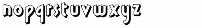 Maxime Shadow Font LOWERCASE