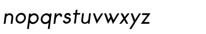 Maximo Nexa Italic Font LOWERCASE
