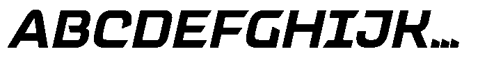 Maxina Italic Font UPPERCASE