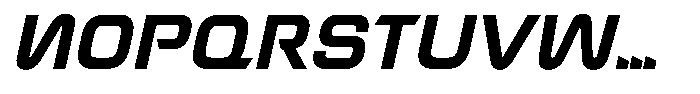 Maxina Italic Font UPPERCASE