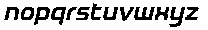 Maxina Italic Font LOWERCASE
