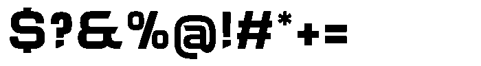 Maxina Regular Font OTHER CHARS