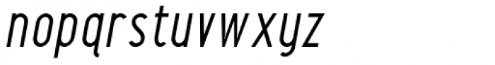 Maxwell Sans Book Italic Font LOWERCASE