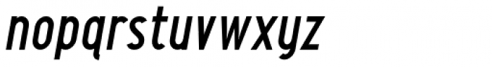 Maxwell Sans DemiBold Italic Font LOWERCASE
