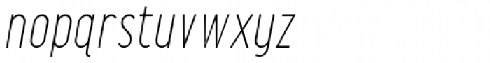 Maxwell Sans Light Italic Font LOWERCASE
