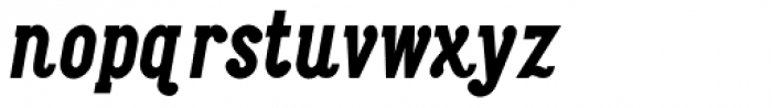 Maxwell Slab Bold Italic Font LOWERCASE