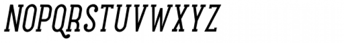 Maxwell Slab Italic SC Font LOWERCASE