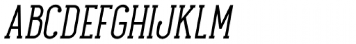 Maxwell Slab Italic Font UPPERCASE