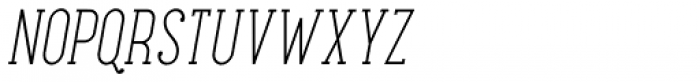 Maxwell Slab Light Italic SC Font LOWERCASE