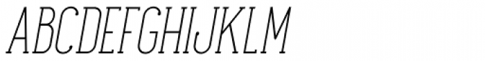 Maxwell Slab Light Italic Font UPPERCASE