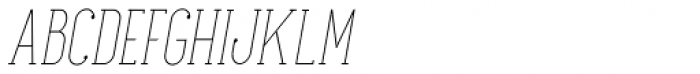 Maxwell Slab UltraLight Italic SC Font LOWERCASE