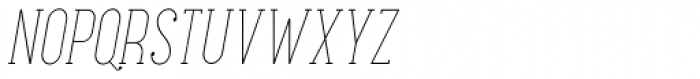 Maxwell Slab UltraLight Italic SC Font LOWERCASE