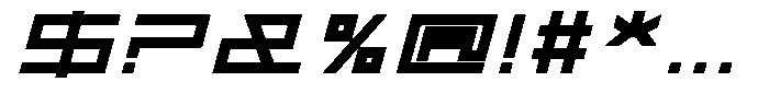 Maya Indigo Bold Italic Font OTHER CHARS