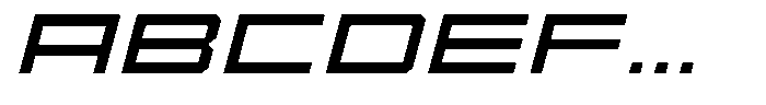 Maya Indigo Bold Italic Font UPPERCASE