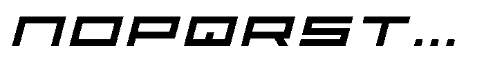 Maya Indigo Bold Italic Font LOWERCASE