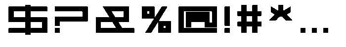 Maya Indigo Bold Font OTHER CHARS