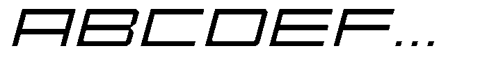 Maya Indigo Italic Font UPPERCASE