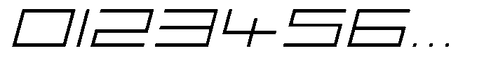 Maya Indigo Thin Italic Font OTHER CHARS