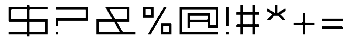 Maya Indigo Thin Font OTHER CHARS