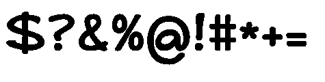 Maya Memo Bold Font OTHER CHARS
