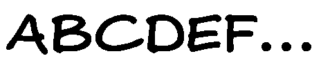 Maya Memo Bold Font UPPERCASE