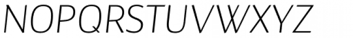 Maya Samuels ExtraLight Italic Font UPPERCASE