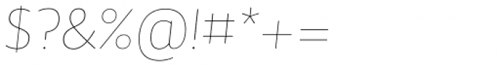 Maya Samuels Pro Thin Italic Font OTHER CHARS