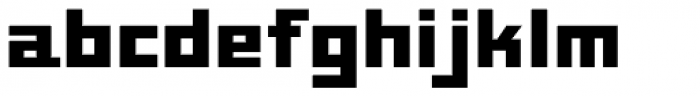 Mayak Extended Bold Font LOWERCASE