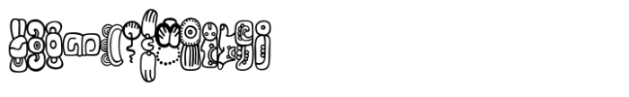 Mayan Front Affixes 1 FONT