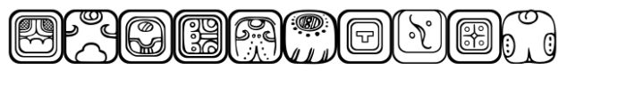 Mayan Main Sign 1 Font OTHER CHARS