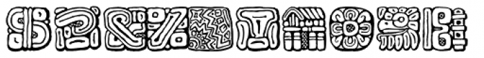 Mayan Font OTHER CHARS