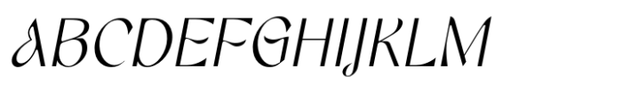 Mayari Italic Font UPPERCASE