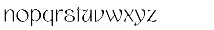 Mayari Regular Font LOWERCASE