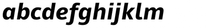 Mayberry Pro Bold Italic Font LOWERCASE