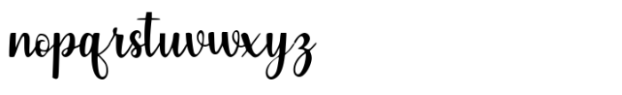Maydena Font LOWERCASE