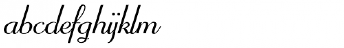 Mayfair Font LOWERCASE