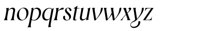 Mayige Italic Font LOWERCASE