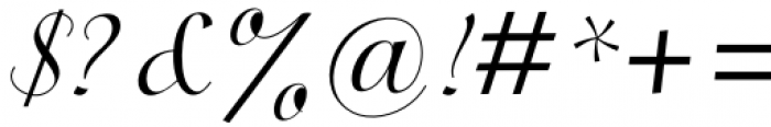 Maylafaisha Script Regular Font OTHER CHARS