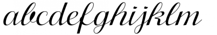 Maylafaisha Script Regular Font LOWERCASE
