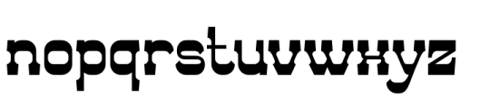 Mayor Sheriv Regular Font LOWERCASE
