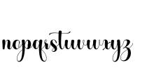 Mayritsa Font LOWERCASE